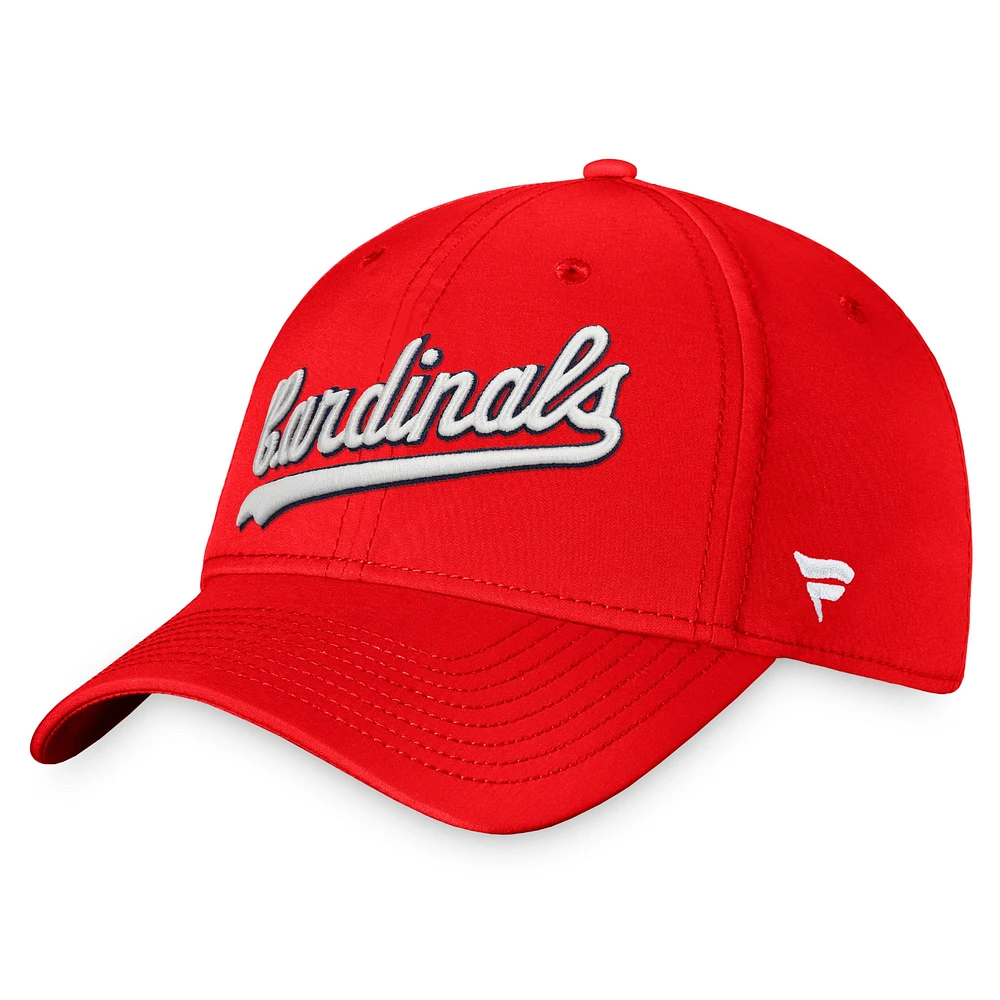 Men's Fanatics Red St. Louis Cardinals Cooperstown Core Flex Hat