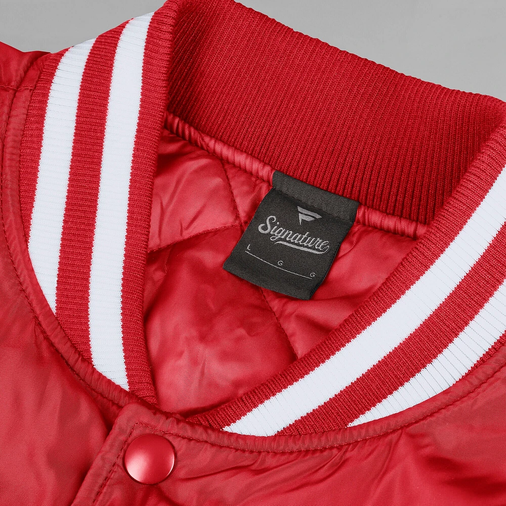 Veste à boutons-pression intégrale Elements Elite de St. Louis Cardinals Fanatics pour homme, rouge