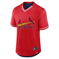 T-shirt à col en V pour homme Fanatics Red St. Louis Cardinals Fantastic Finish