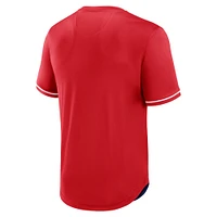 T-shirt à col en V pour homme Fanatics Red St. Louis Cardinals Fantastic Finish