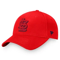 Casquette Snapback Fundamental Shadow Fanatics rouge St. Louis Cardinals pour hommes