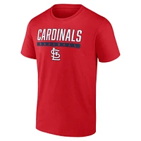 T-shirt Power Hit Fanatics rouge pour hommes des Cardinals de St. Louis