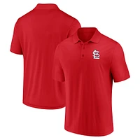 Men's Fanatics Red St. Louis Cardinals Primary Logo Polo