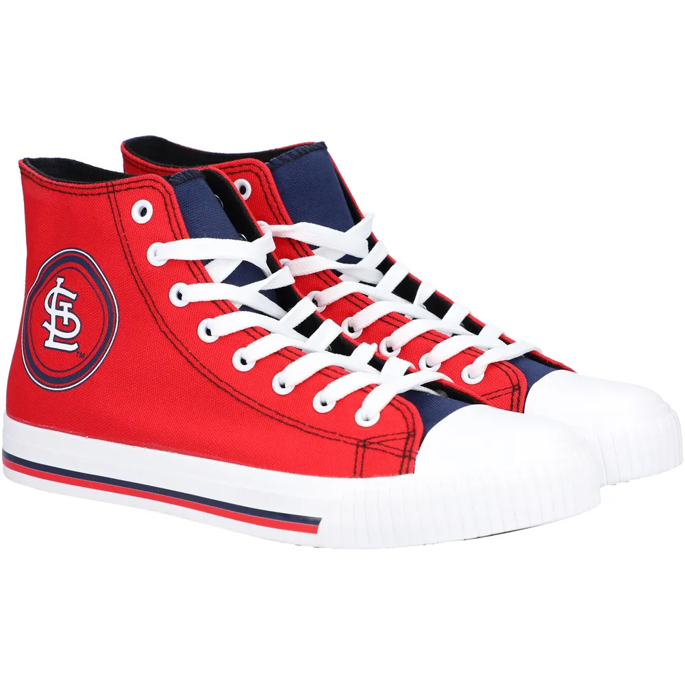Lids St. Louis Cardinals FOCO High Top Canvas Sneakers
