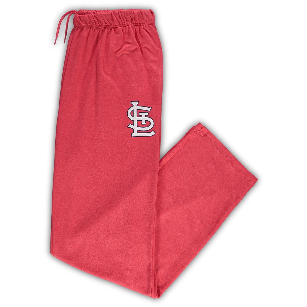 Men's Heathered Red St. Louis Cardinals Big & Tall Pajama Pants