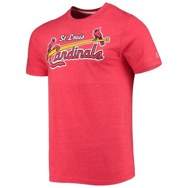 T-shirt Tri-Blend Hommage Homme Rouge St. Louis Cardinals Hand Drawn Logo