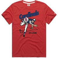 T-shirt à trois mélanges Homage x Topps Cardinals de Saint-Louis rouge pour homme