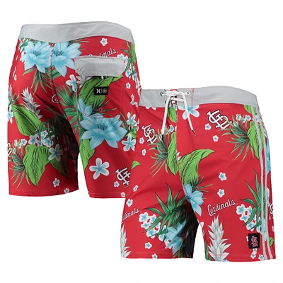 Men's Hurley x '47 Red St. Louis Cardinals Phantom Tailgate Swim Shorts