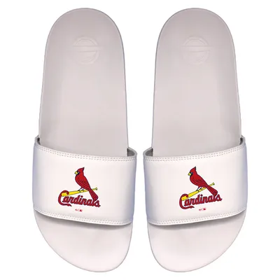 St. Louis Cardinals ISlide Youth Personalized Primary Logo Slide Sandals - Navy