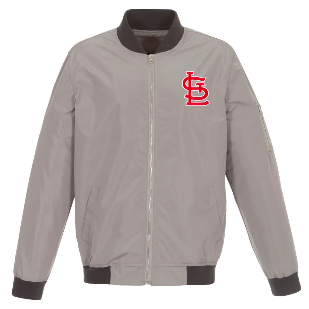 Lids St. Louis Cardinals JH Design Lightweight Nylon Bomber Jacket