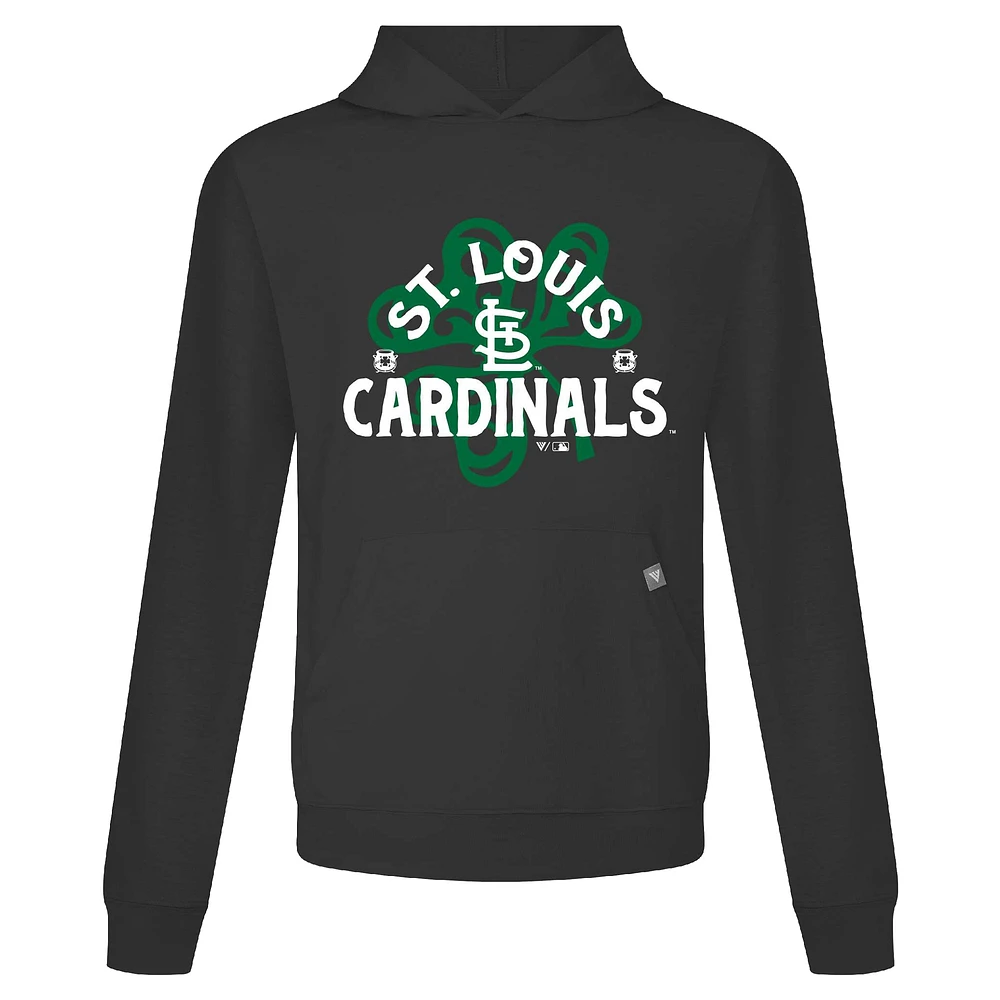 Men's Levelwear St. Louis Cardinals Patrick's Day Relay Shamrock Pullover Hoodie