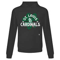 Men's Levelwear St. Louis Cardinals Patrick's Day Relay Shamrock Pullover Hoodie
