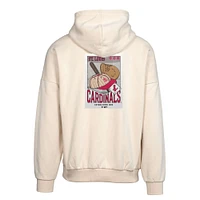 Men's Levelwear  Khaki St. Louis Cardinals Contact Pro Card Pullover Hoodie