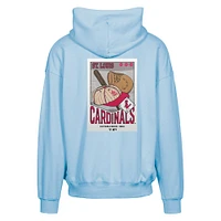 Men's Levelwear  Light Blue St. Louis Cardinals Uphill City Core Logo Full-Zip Hoodie