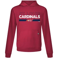 Men's Levelwear  Red St. Louis Cardinals City Connect Relay No Hitter Pullover Hoodie