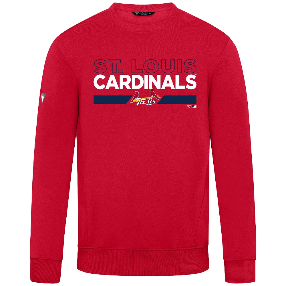 Sweat-shirt rouge City Connect Zane No Hitter pour homme des Cardinals de Saint-Louis