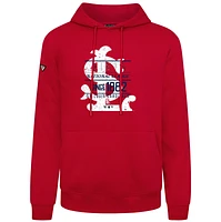 Men's Levelwear  Red St. Louis Cardinals Cooperstown Collection Distressed Podium Acumen Pullover Hoodie