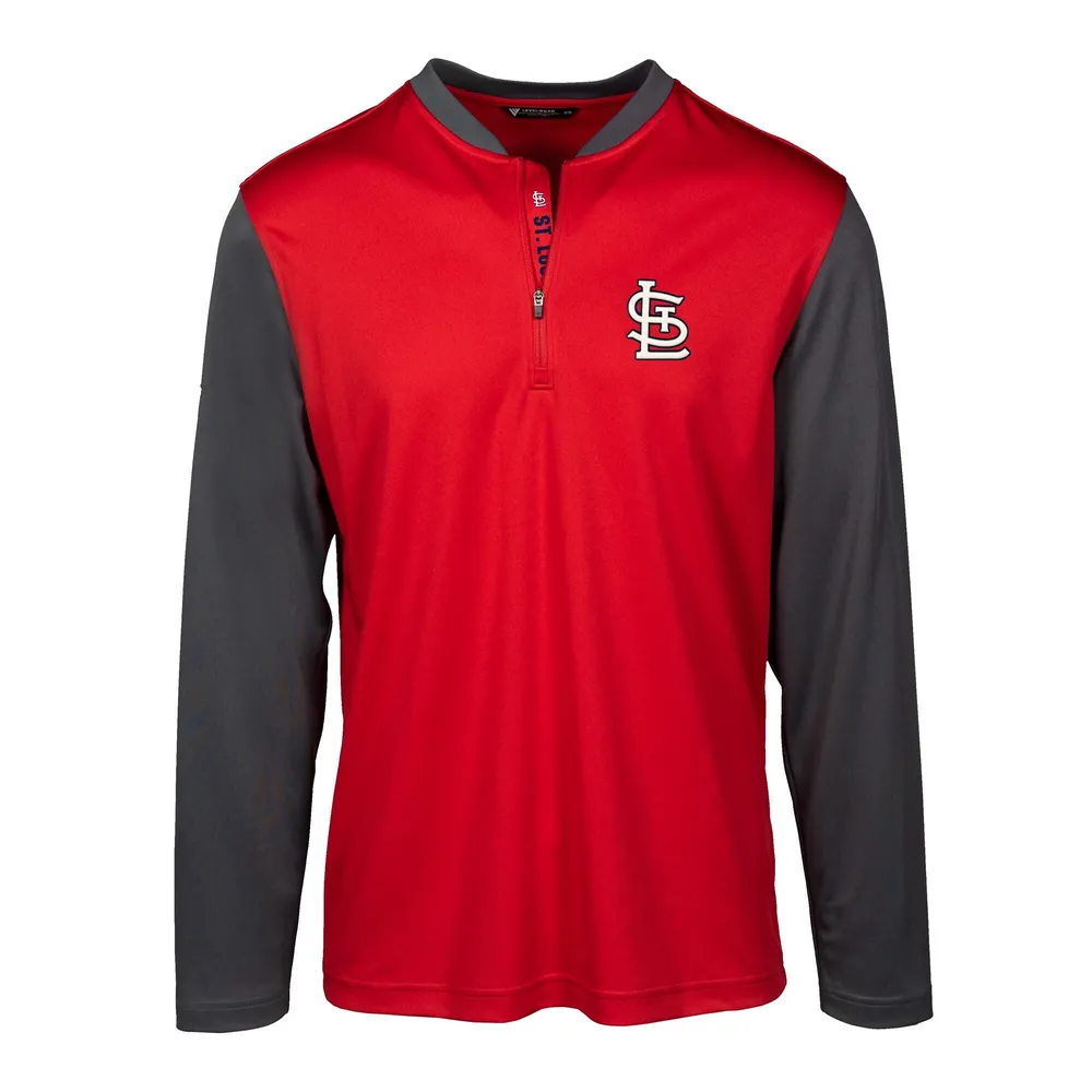 Antigua St Louis Cardinals Mens Navy Blue Generation Long Sleeve 1