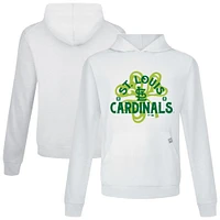 Sweat à capuche blanc St. Louis Cardinals Patrick's Day Relay Shamrock pour homme Levelwear