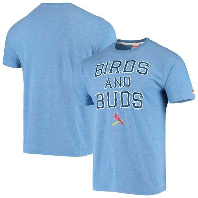 Lids St. Louis Cardinals Hyperlocal Tri-Blend T-Shirt - Light Blue