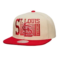 Casquette Snapback Speed ​​Zone crème de St. Louis Cardinals de la collection Cooperstown de Mitchell & Ness pour hommes