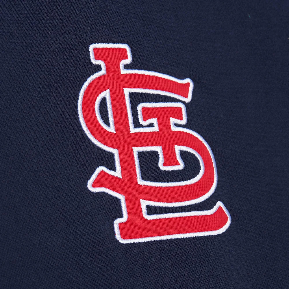 Sweat à capuche avec logo actuel de l'équipe OG 2.0 des Cardinals St. Louis bleu marine Mitchell & Ness pour hommes