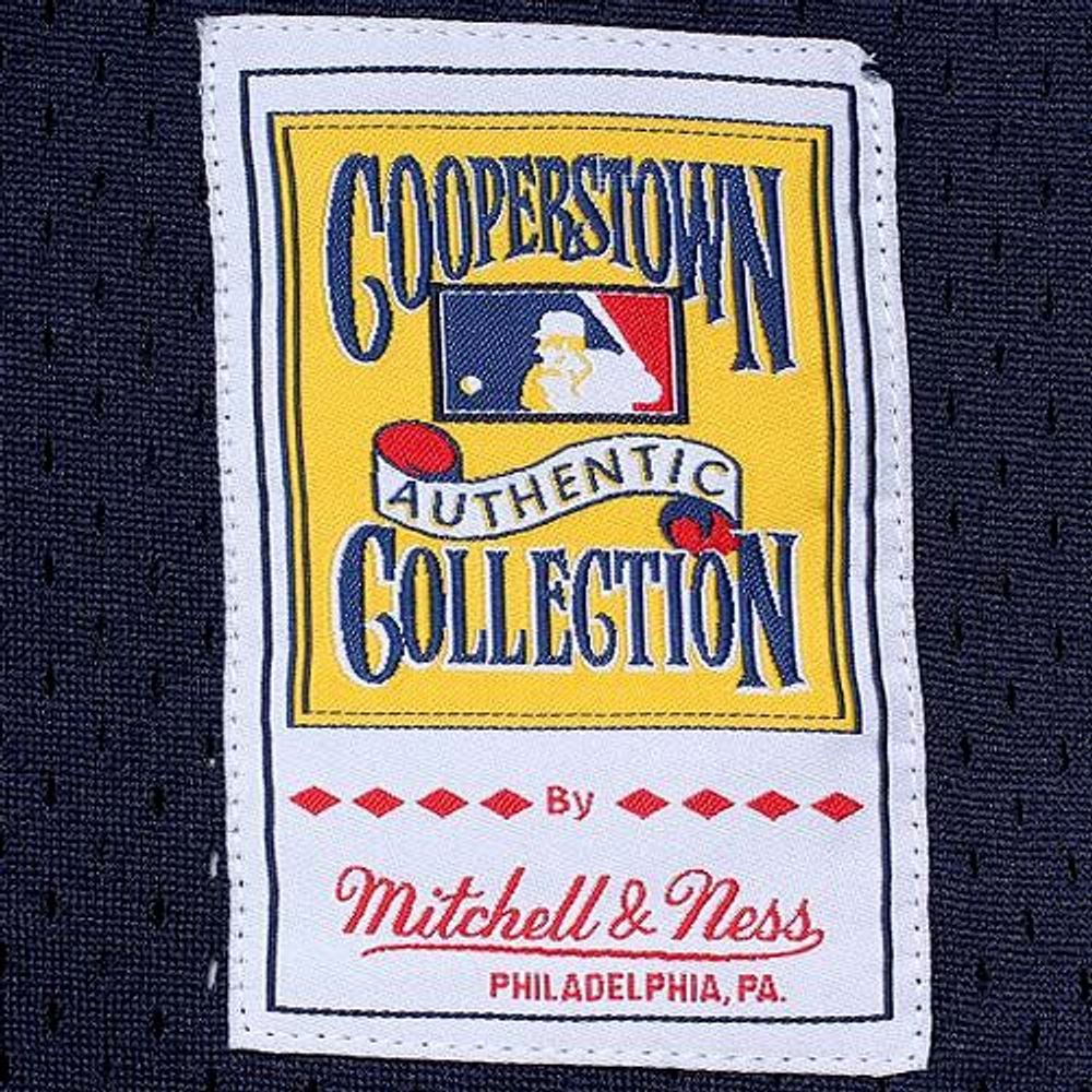Youth St. Louis Cardinals Ozzie Smith Mitchell & Ness Navy Cooperstown  Collection Mesh Batting Practice Jersey