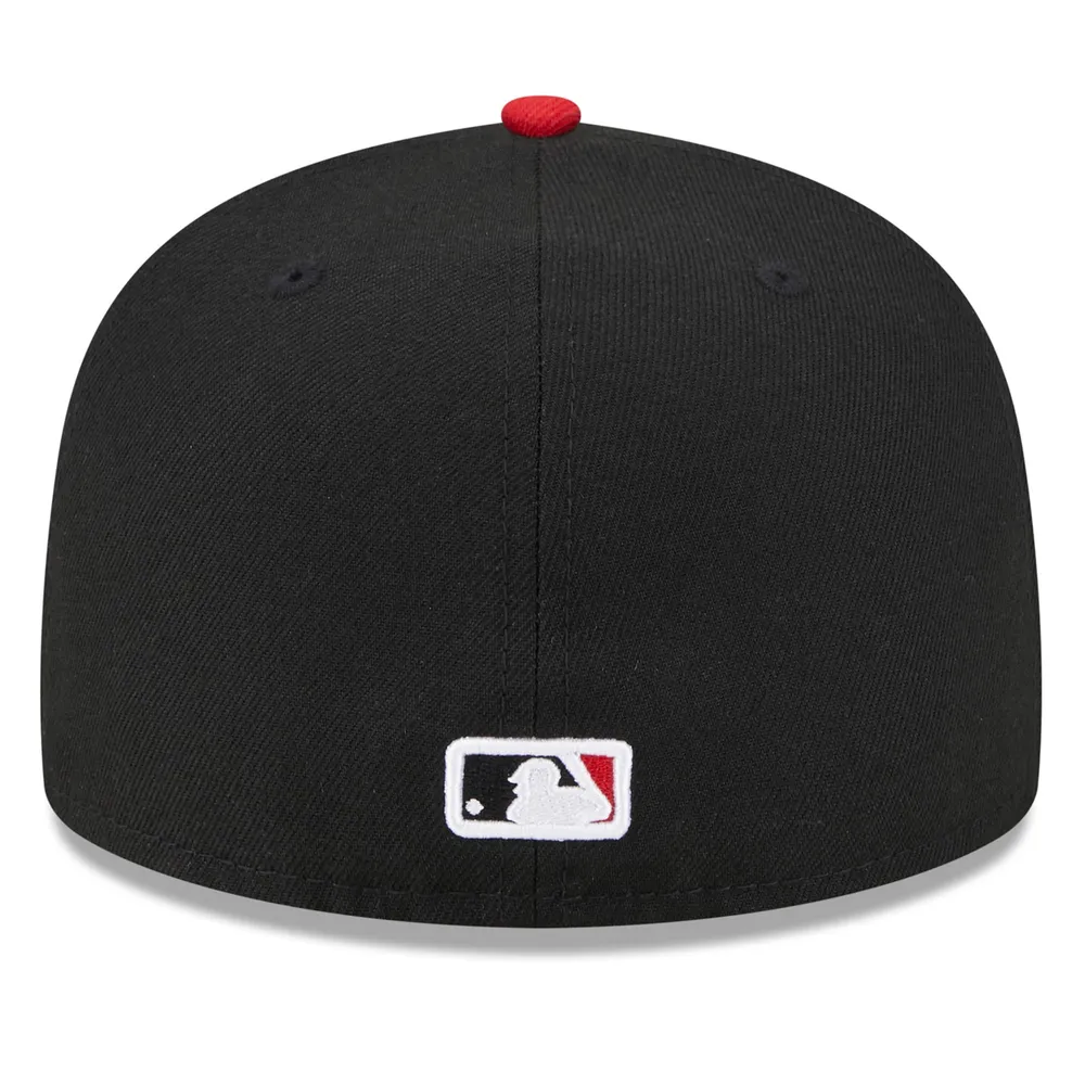 Men's New Era St. Louis Cardinals Black & White Low Profile 59FIFTY Fitted  Hat 