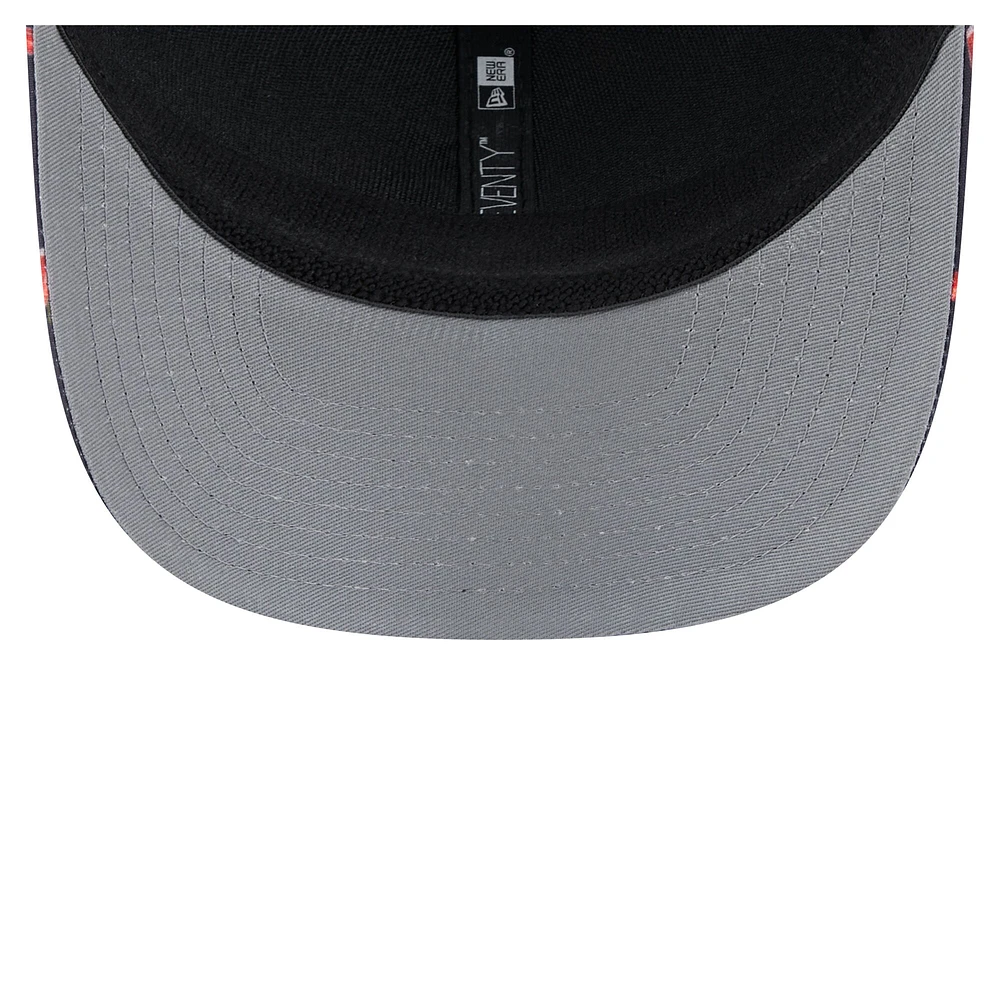 Casquette extensible noire New Era St. Louis Cardinals Adventure Drinks Pattern 9SEVENTY pour homme