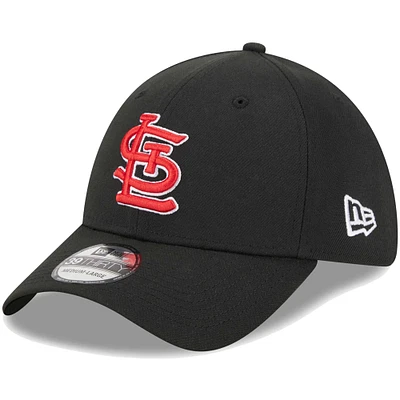 Men's New Era Black St. Louis Cardinals Logo 39THIRTY Flex Hat