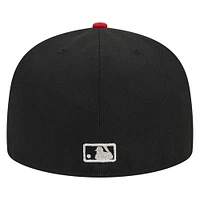 Men's New Era Black St. Louis Cardinals Metallic Camo 59FIFTY Fitted Hat