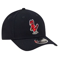 Men's New Era Black St. Louis Cardinals Player Replica 9FORTY Adjustable Hat