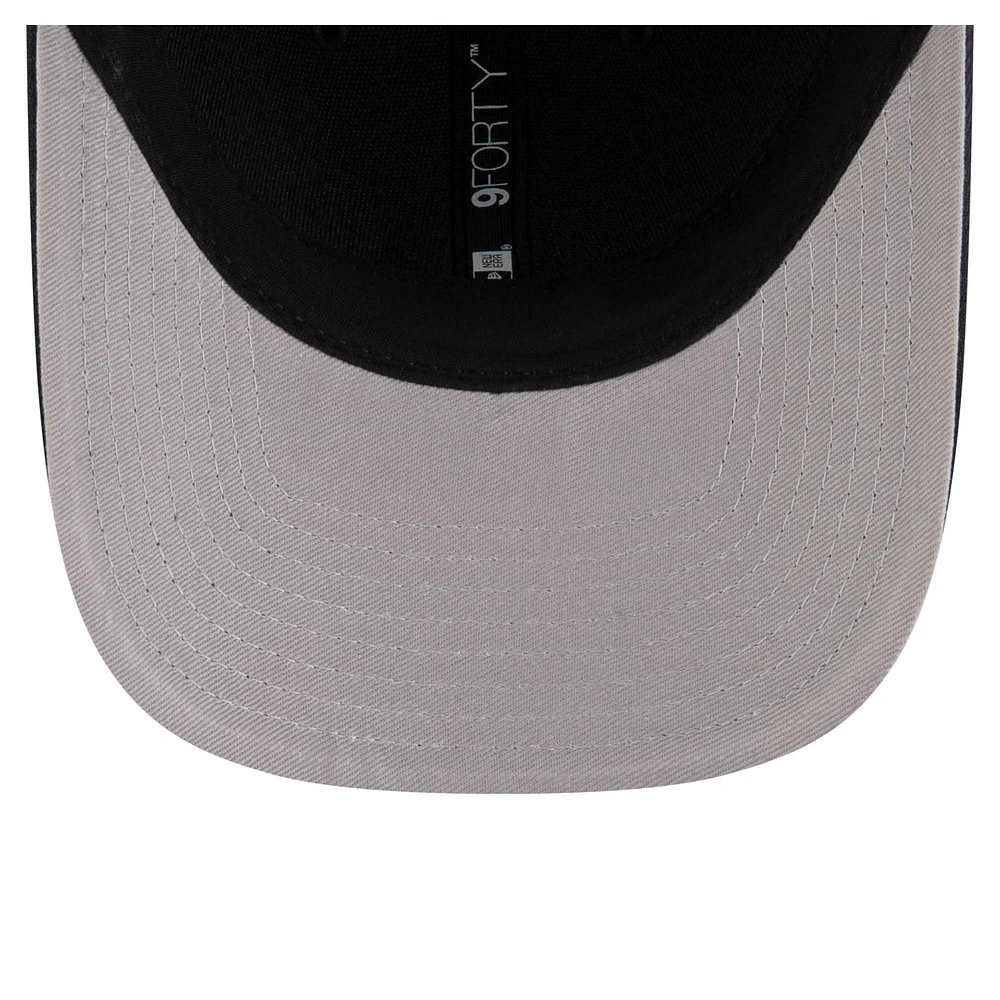 Men's New Era Black St. Louis Cardinals Player Replica 9FORTY Adjustable Hat
