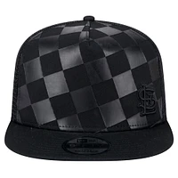 Casquette Snapback A-Frame Trucker Score Check 9FIFTY noire New Era pour homme des Cardinals de St. Louis