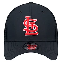 Casquette flexible 39THIRTY Team Tone des Cardinals de St. Louis New Era noire pour hommes