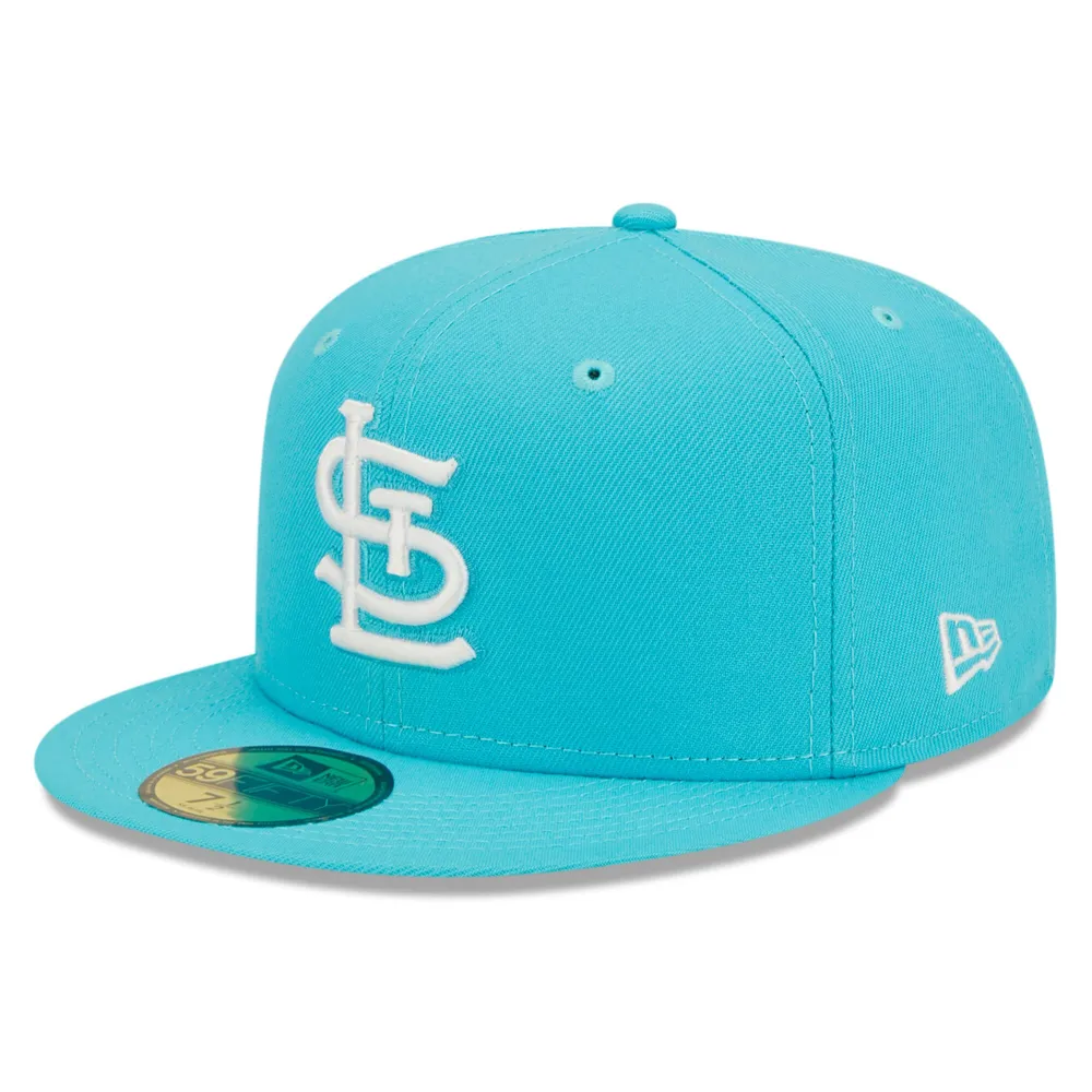 Lids St. Louis Cardinals New Era Vice Highlighter Logo 59FIFTY Fitted Hat -  Blue