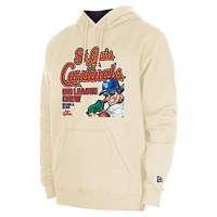 Men's New Era Cream St. Louis Cardinals Big League Chew Pullover Hoodie