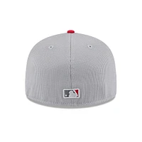 Men's New Era  Gray/Red St. Louis Cardinals 2025 Batting Practice 59FIFTY Fitted Hat