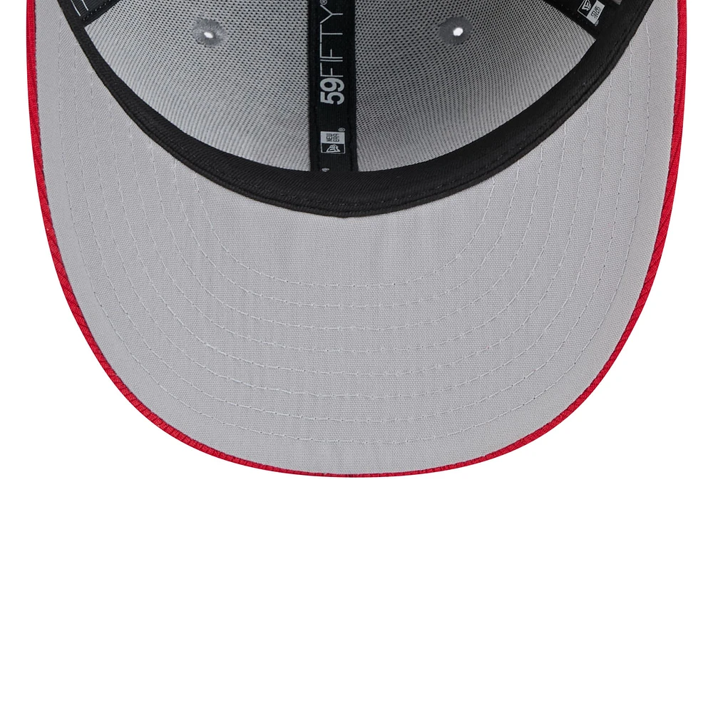 Men's New Era  Gray/Red St. Louis Cardinals 2025 Batting Practice Low Profile 59FIFTY Fitted Hat