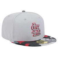 Men's New Era Gray St. Louis Cardinals Active Team Camo 59FIFTY Fitted Hat