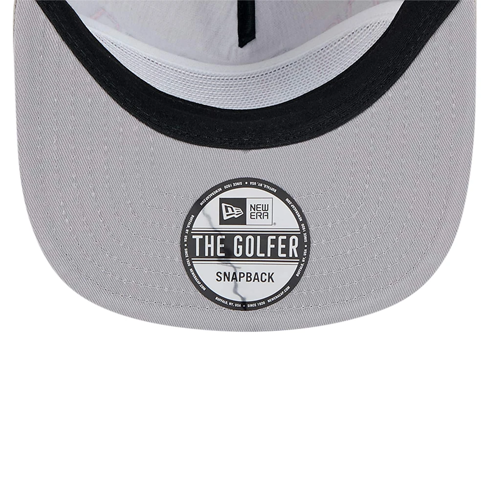 Casquette de golf à visière snapback en velours côtelé gris St. Louis Cardinals de New Era pour homme