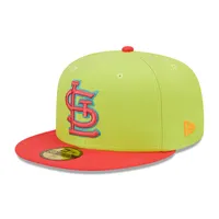 New Era White/Pink St. Louis Cardinals Busch Stadium 30th Anniversary 59FIFTY Fitted Hat