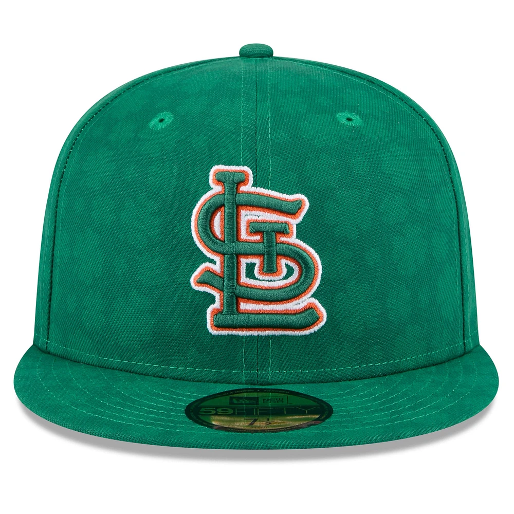 Men's New Era Kelly Green St. Louis Cardinals Patrick's Day 59FIFTY Fitted Hat