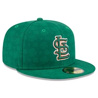 Men's New Era Kelly Green St. Louis Cardinals Patrick's Day 59FIFTY Fitted Hat