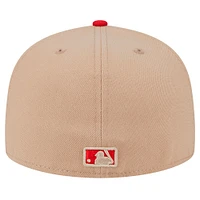 Casquette ajustée 59FIFTY kaki St. Louis Cardinals de New Era pour homme