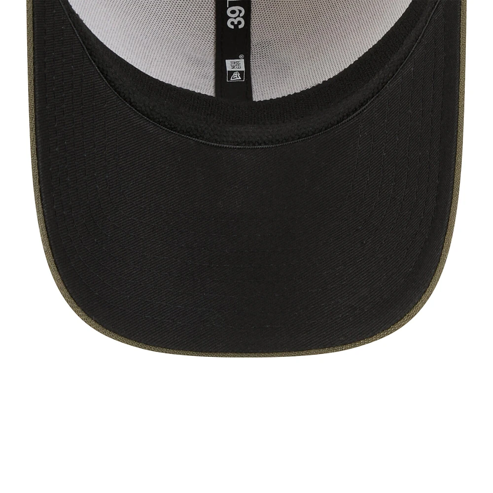 Casquette 39THIRTY Flex pour homme, beige clair/olive, St. Louis Cardinals 2025, Armed Forces Day, New Era