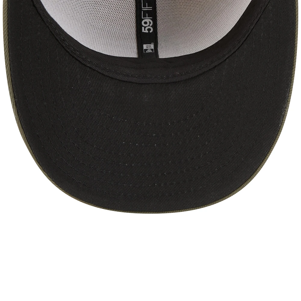 Casquette ajustée 59FIFTY pour homme, beige clair/olive, St. Louis Cardinals 2025, Armed Forces Day