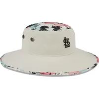 Men's New Era Gray St. Louis Cardinals Distinct Bucket Hat