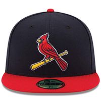 Men's New Era Navy/Red St. Louis Cardinals Alternate 2 Authentic Collection On-Field 59FIFTY Fitted Hat