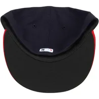 Casquette ajustée 59FIFTY On-Field Collection authentique des Cardinals de Saint-Louis Alternate 2 New Era bleu marine/rouge pour homme